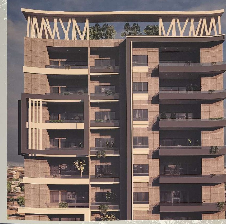 Modern apartment tower