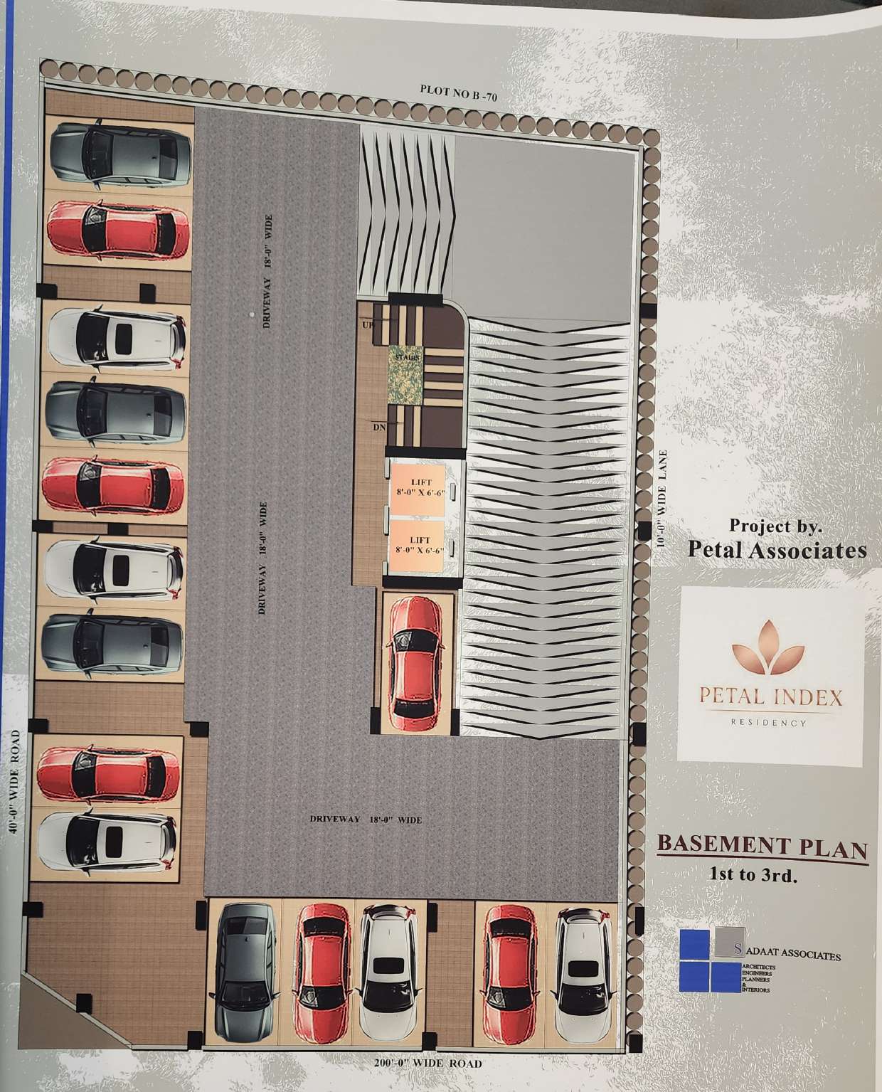 Basement parking plan