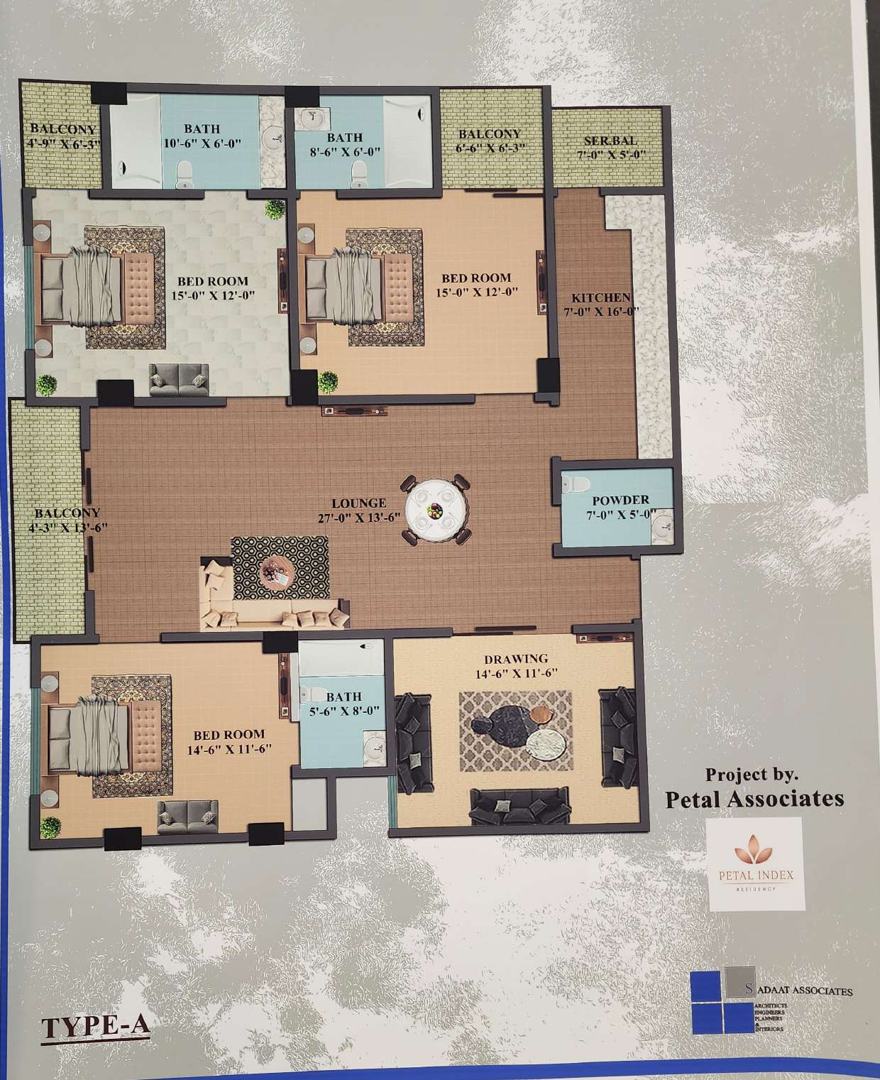 Type A floor plan