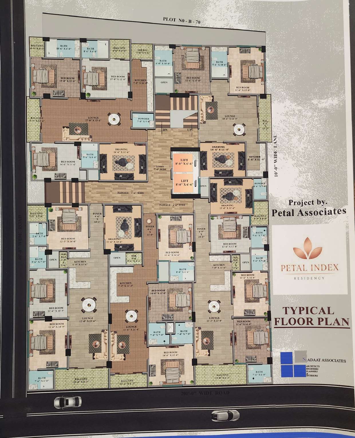 Typical floor plan